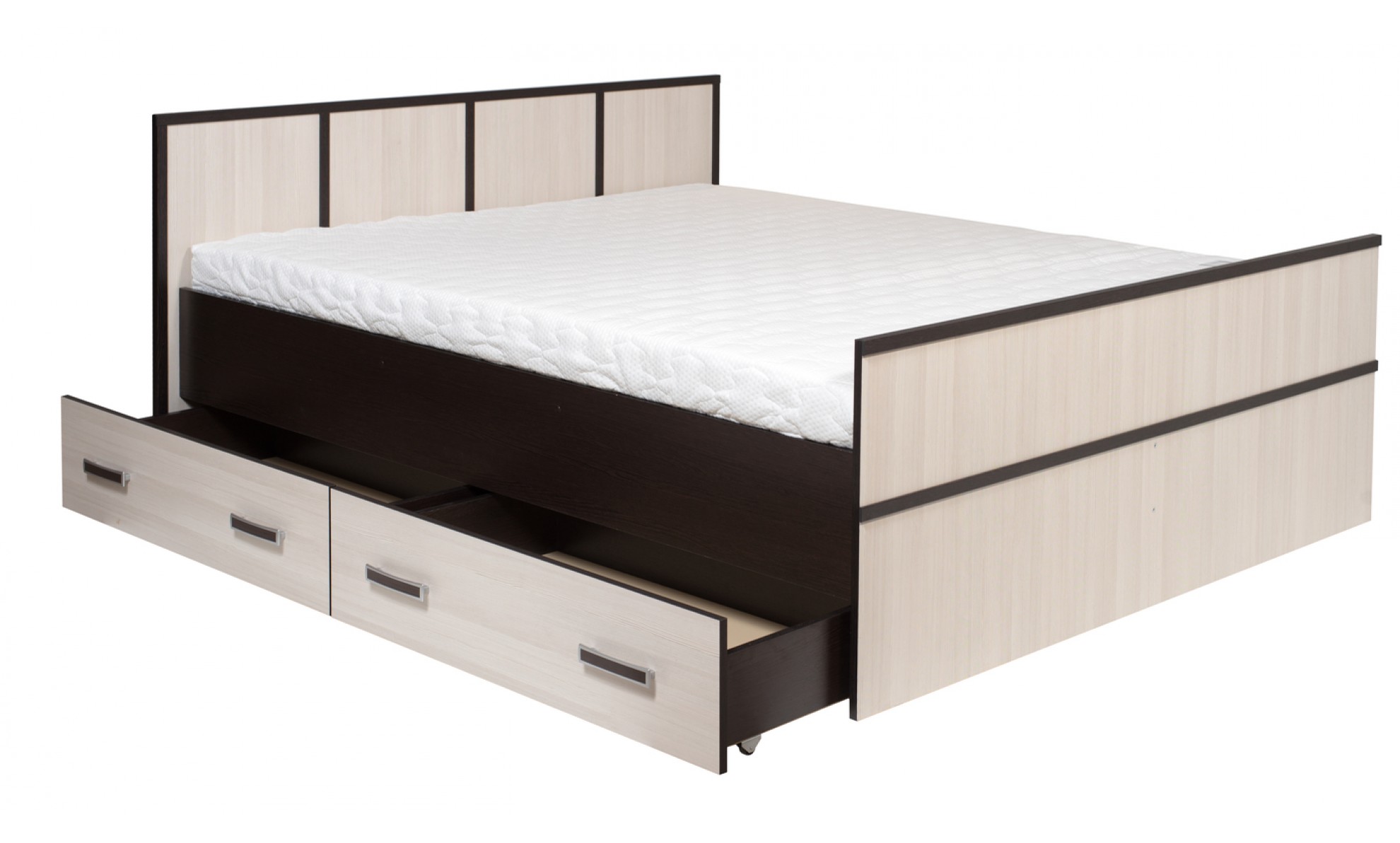Сакура кровать с ящиками 935×800×2035