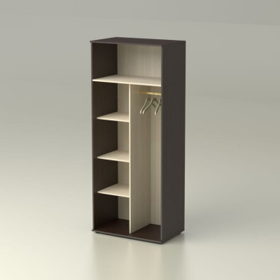 Шкаф 2-створчатый с перегородкой венге/лоредо